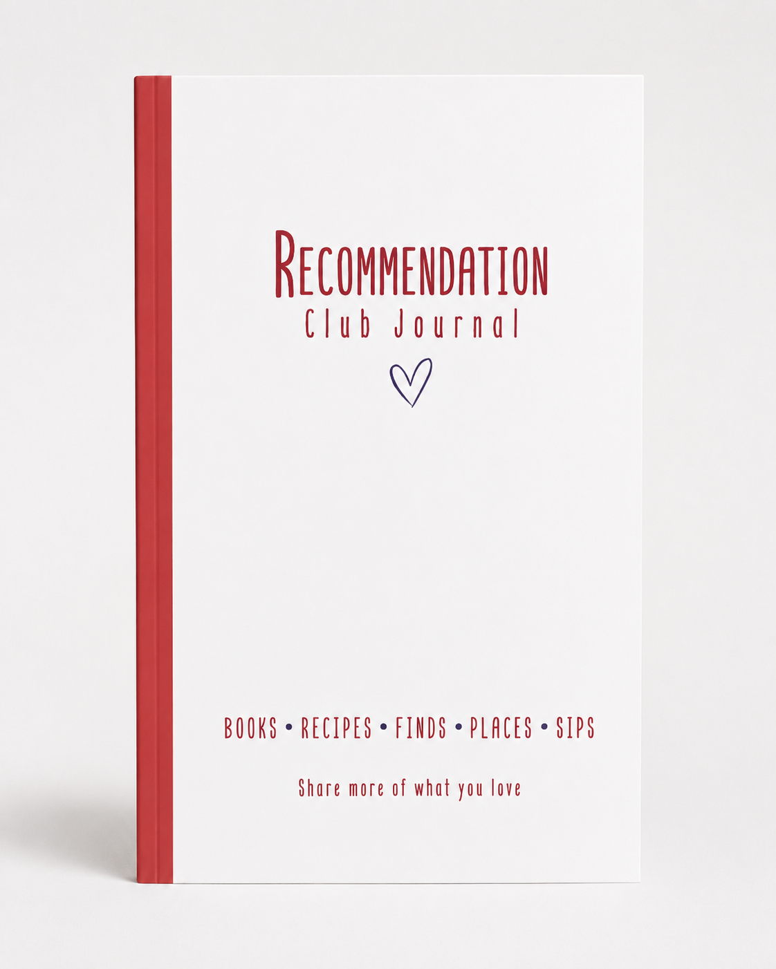 Recommendation Club Journal (Red) image 1